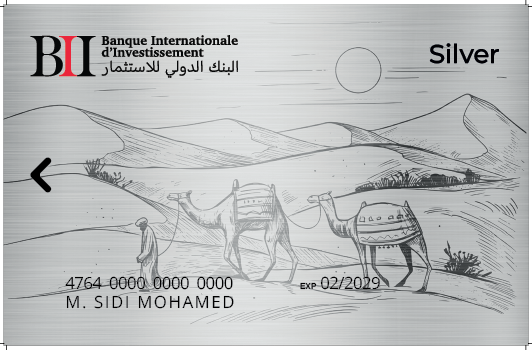 Carte Privative Silver BII Mauritanie